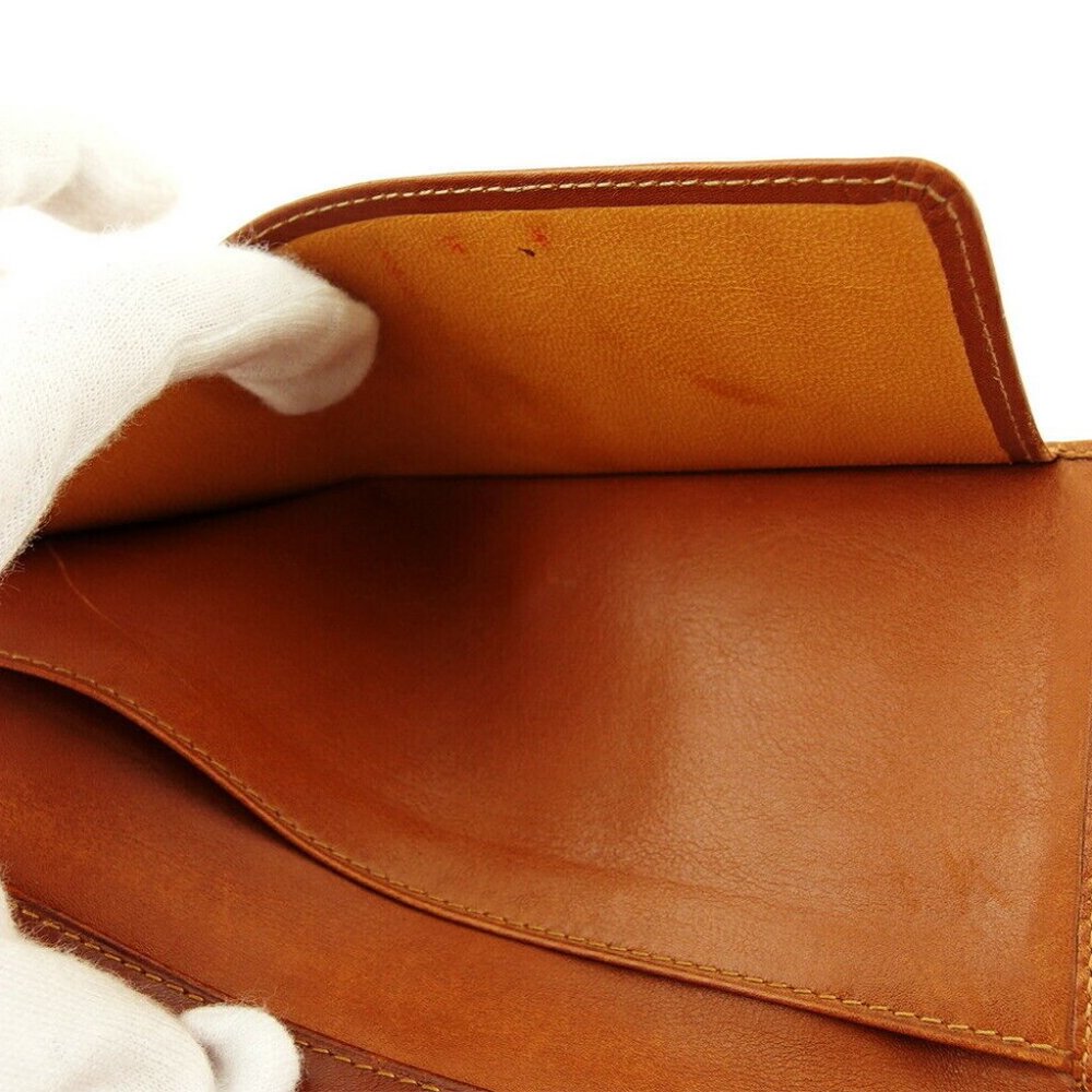 GUCCI Long Wallet Double G Leather Authentic - Picture 7 of 11